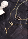 Double Chains Sun-shape Necklace