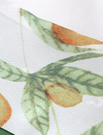 Summer Refreshing Lemon Ribbon Scarf(Green)