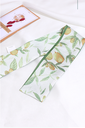 Summer Refreshing Lemon Ribbon Scarf(Green)
