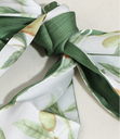 Summer Refreshing Lemon Ribbon Scarf(Green)