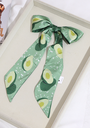 Summer Refreshing Avocado Ribbon Scarf(Green)