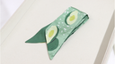 Summer Refreshing Avocado Ribbon Scarf(Green)
