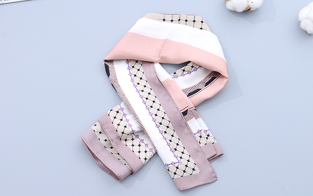 Classic Geometric Square Scarf