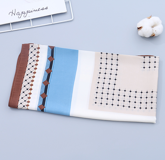 Classic Geometric Square Scarf