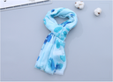 Elegant Refreshing Scarf for Spring and Autumn(Blue)