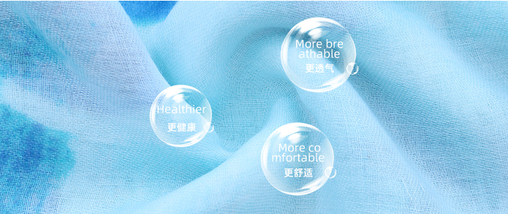 Elegant Refreshing Scarf for Spring and Autumn(Blue)