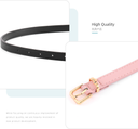 Simple Heart-shape Ladies Thin Belt