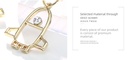 Simple Metallic Airplane Earrings