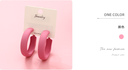 Colored Paint Round Earrings