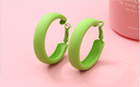 Stylish Paint Round Earrings