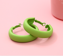 Stylish Paint Round Earrings