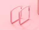 Stylish Paint Square Earrings