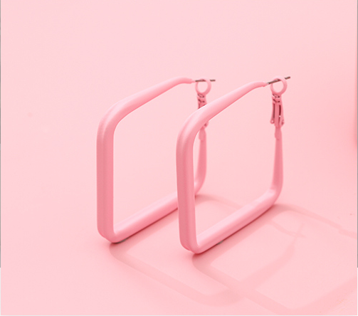 Stylish Paint Square Earrings