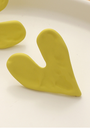Stylish Paint Heart-shape Earrings