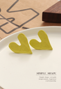Stylish Paint Heart-shape Earrings