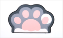 Cute Cat's Paw Farley Velvet Floor Mat