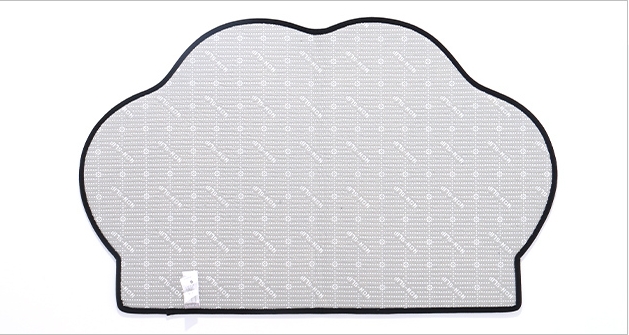 Cute Cat's Paw Farley Velvet Floor Mat