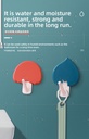 Mushroom Self-Adhesive Hooks (2 Count)