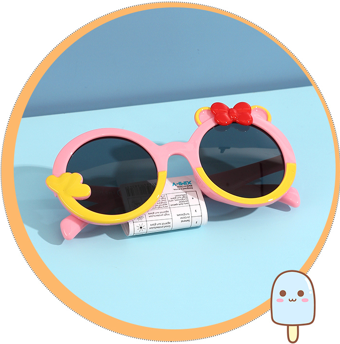 Bow Knot TPE Sunglasses for Kids(8-12 Years Old)