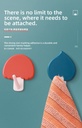 Mushroom Self-Adhesive Hooks (2 Count)