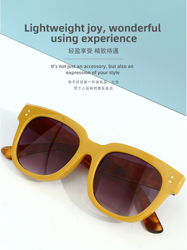 Trendy Sunglasses for Ladies(Yellow)