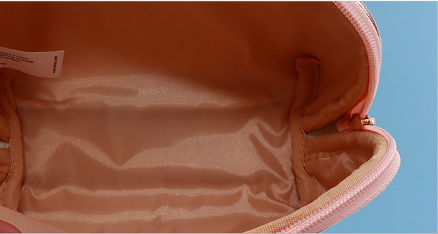 Sequin Arc-shaped Makeup Bag(Champaign Gold)