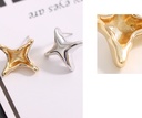 Simple Metal Star Earrings