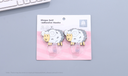 Sheep Shape Self-adhesive Hooks (2 Count)(White)