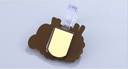 Sheep Shape Self-adhesive Hooks (2 Count)(White)