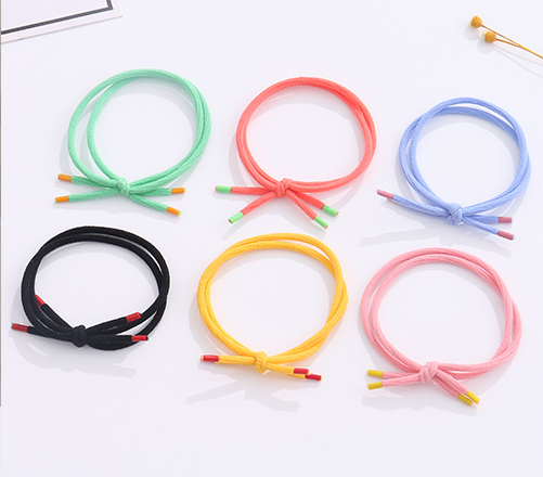 High-elastic Knot Hair Ropes 3PCS