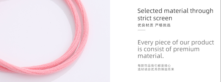High-elastic Knot Hair Ropes 3PCS