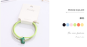 Dinosuar Decoration Hair Ropes 2PCS