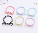 Knot Bow Knot Hair Ropes 2PCS