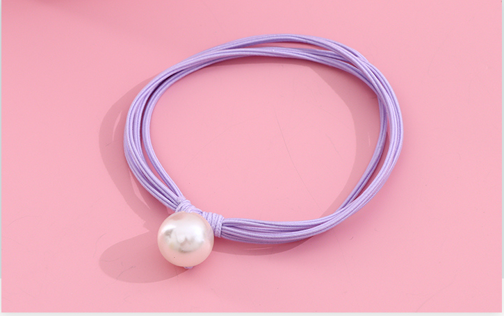 Three Layers Imitation Pearl Hair Ropes 2PCS