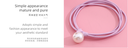 Three Layers Imitation Pearl Hair Ropes 2PCS
