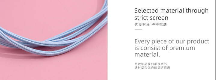 Three Layers Imitation Pearl Hair Ropes 2PCS