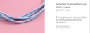 Three Layers Imitation Pearl Hair Ropes 2PCS