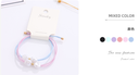 Stylish Beads Hair Ropes 2PCS