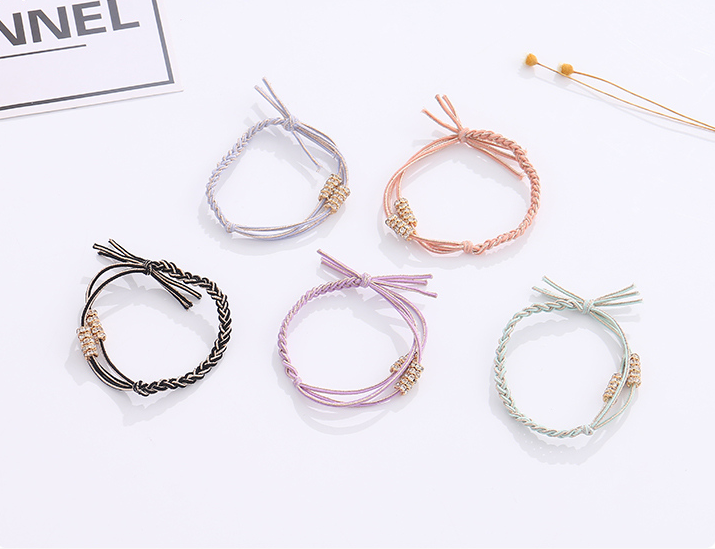High-elastic Knitting Knot Hair Rope