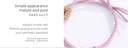 High-elastic Knitting Knot Hair Rope