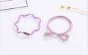 Knot Plastic Pearl Hair Ropes 2PCS