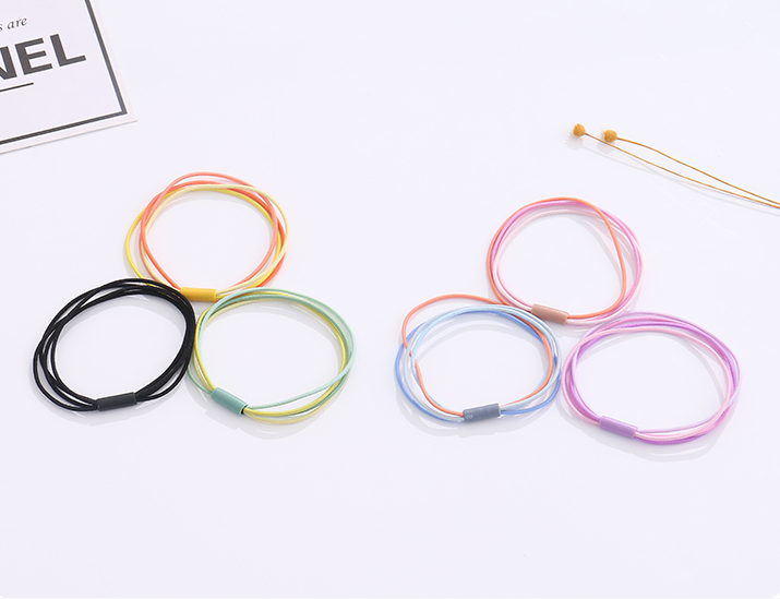 Simple Four Layers Hair Ropes 3PCS