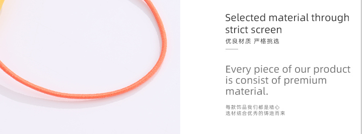 Simple Four Layers Hair Ropes 3PCS