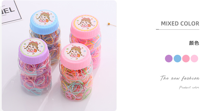 Cute Girl Disposable Rubber Band
