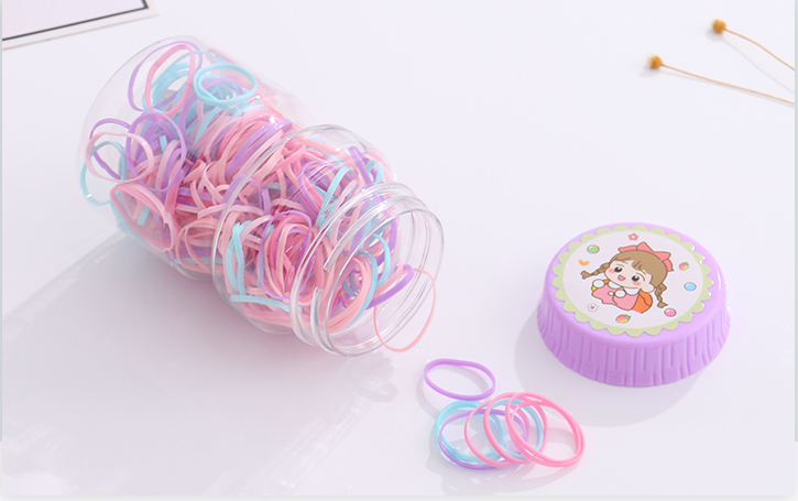 Cute Girl Disposable Rubber Band