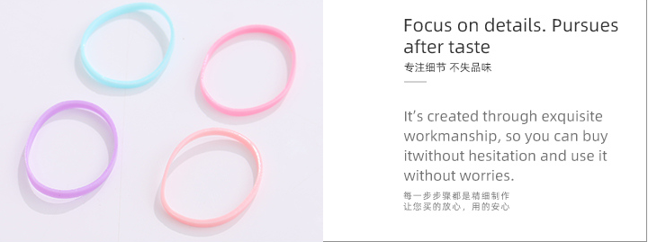 Cute Girl Disposable Rubber Band