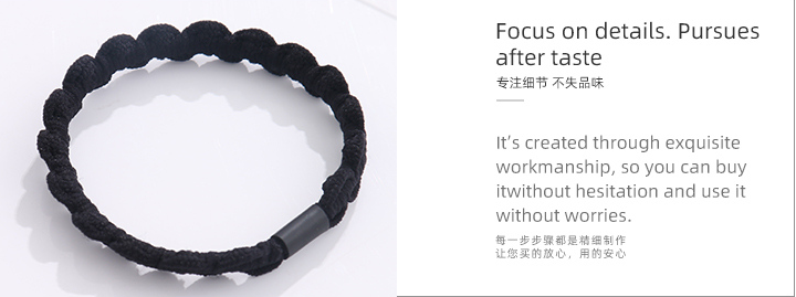 Lace Basic Hair Ropes 6 PCS