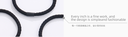 Pierced Silver Wire Basic Hair Ropes 8 PCS