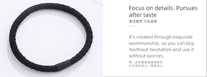 Pierced Silver Wire Basic Hair Ropes 8 PCS
