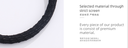 Pierced Silver Wire Basic Hair Ropes 8 PCS